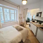 Paris Opera-4 Min Walk-Elegant Studio 2 Sleeper